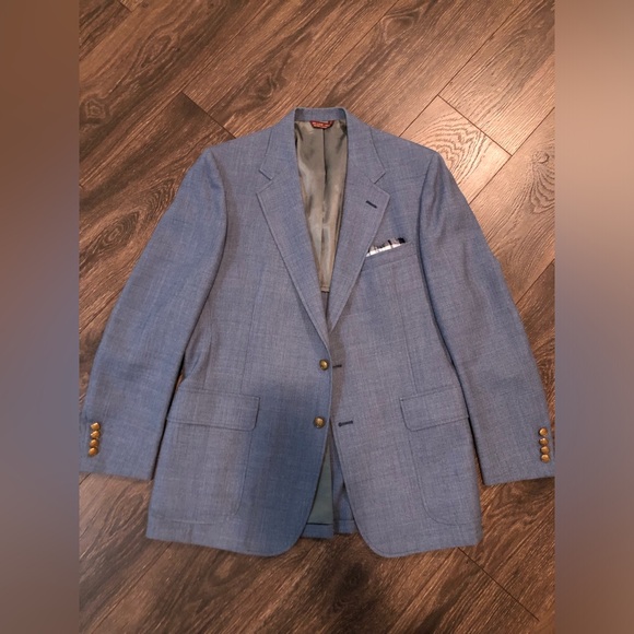 Cricketeer USA Mens 1950/60s Vintage 2 Button Superfine Wool Blazer Jacket - Picture 1 of 10